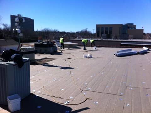 New Commercial Roof Installation New Commercial Roof Installation