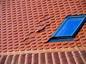 damaged roof skylight